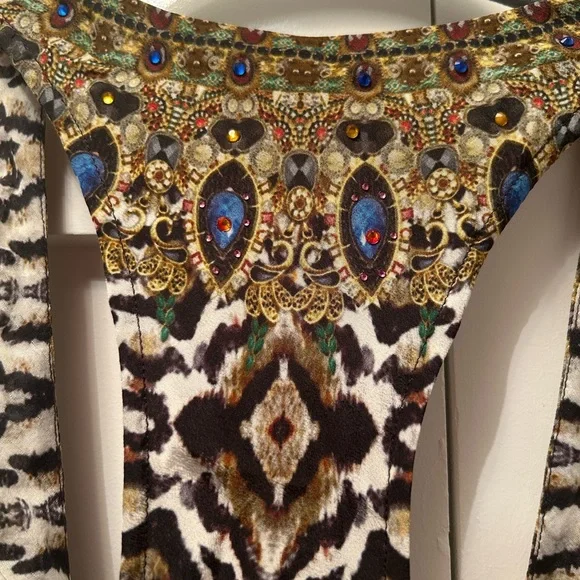 Camilla Multicolor Embellished Tank Top - Picture 10 of 11